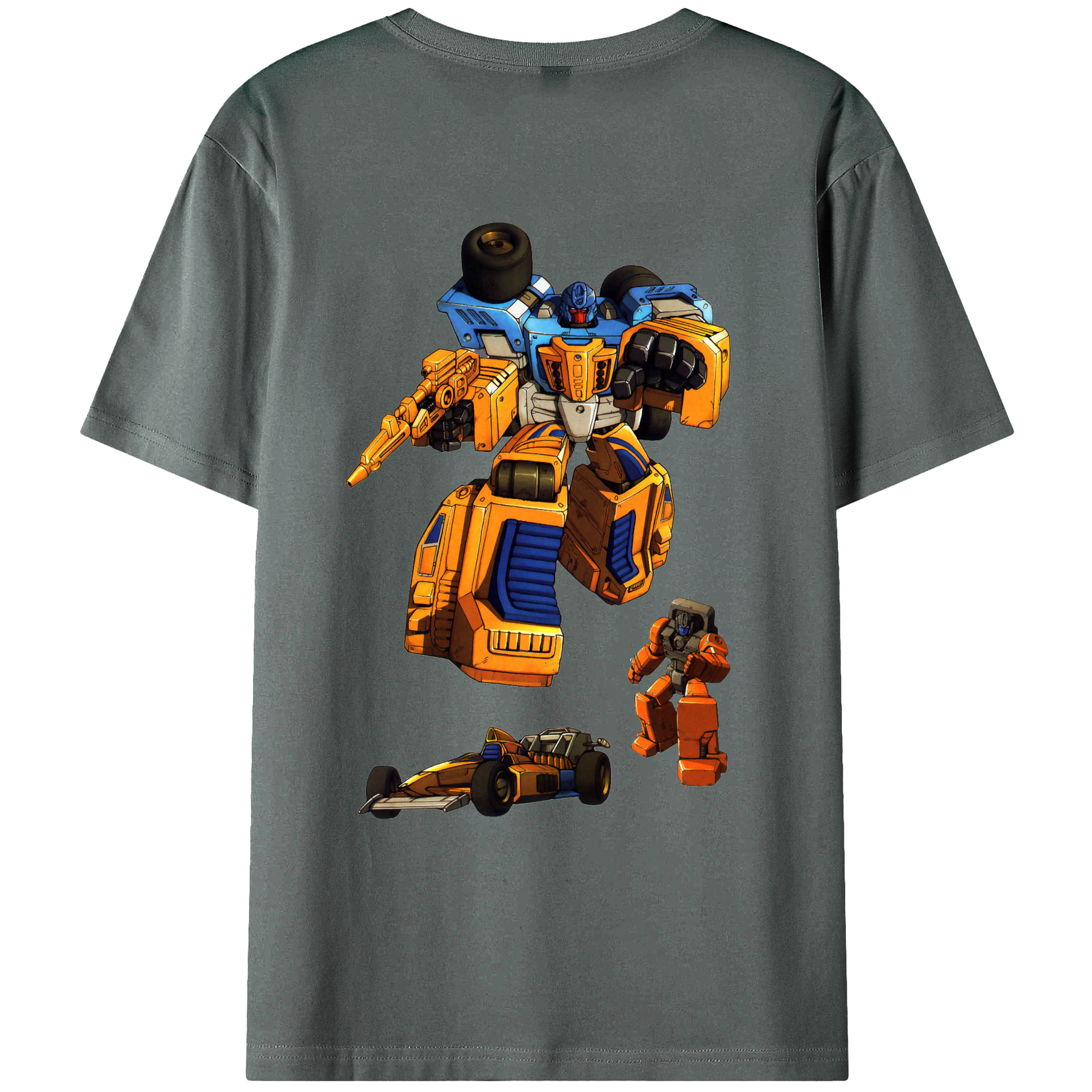 （画像用）  綿100％ メンズ半袖Tシャツ（バックプリント） 通気性